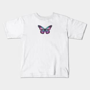 Thyroid Cancer Butterfly Kids T-Shirt